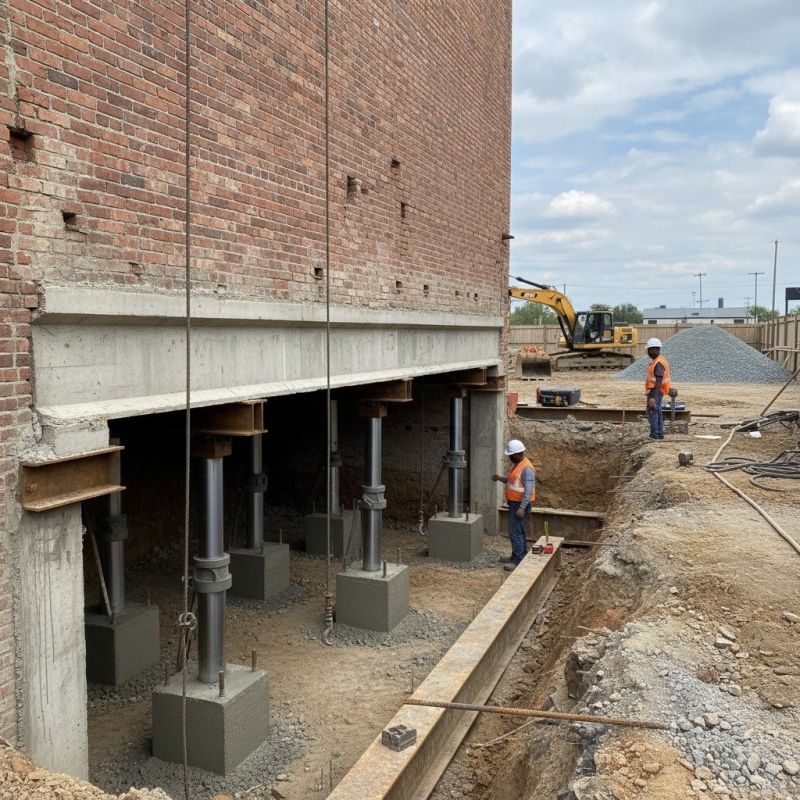 Structural Underpinning in Hillsboro, OH
